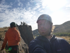 Rock Climbing Selfie Texas Big Bend
